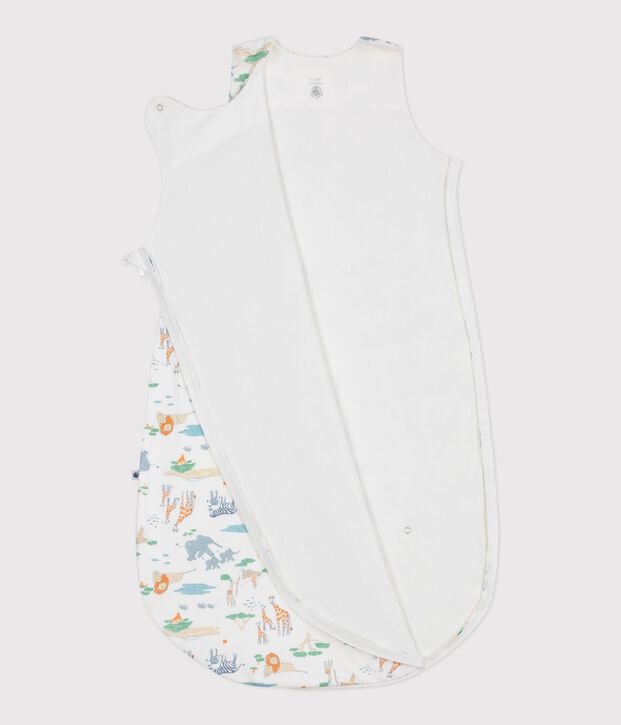 Gigoteuse b&eacute;b&eacute; en coton imprim&eacute; TOG 0,5 blanc/multicouleur