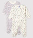 Lot de 2 dors-bien bébé fille en côte