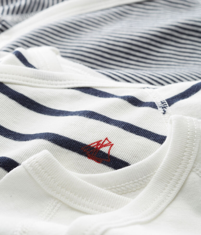 Trio de bodies naissance b&eacute;b&eacute; mixte variante 1