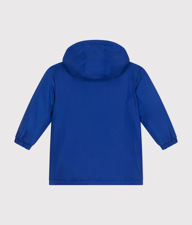 Warm windjack voor jongens blauw