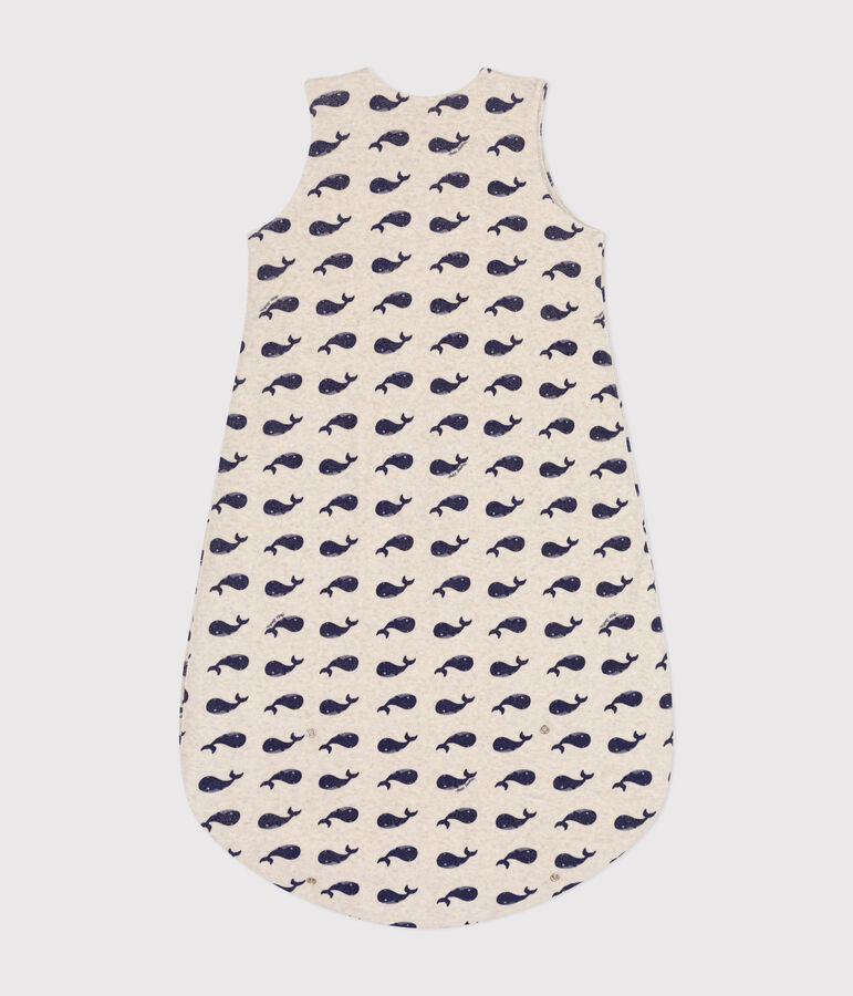 Gigoteuse baleine  en velours b&eacute;b&eacute; TOG 3 beige/bleu