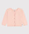 Cardigan en coton enfant fille rose SALINE