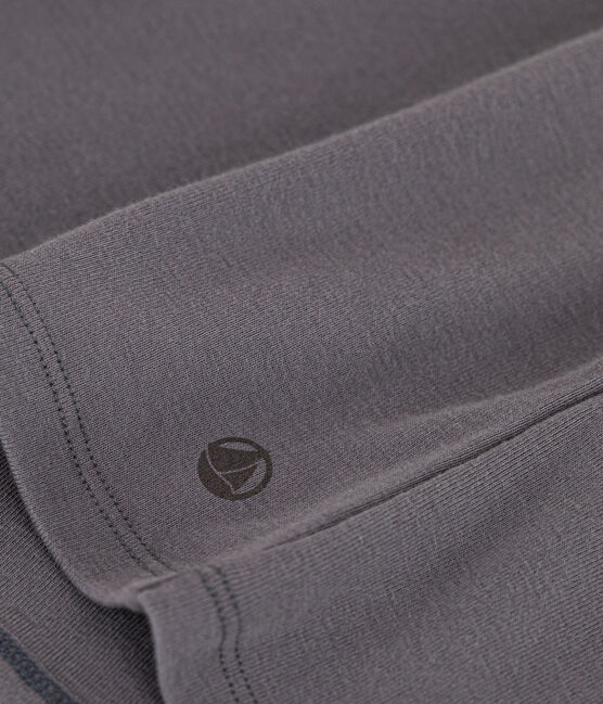 L'ICONIQUE, dames-T-shirt met ronde hals in katoen grijs BONGRIS