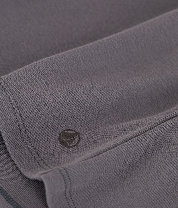 Tee-shirt L'ICONIQUE col rond en coton Femme gris