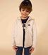 Sweatshirt zippé à capuche en tubique matelassé enfant fille / garçon