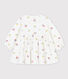 Robe imprimé fleuri en tubique bio bébé