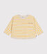 Tee-shirt manches longues en tubique bébé