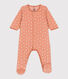 Pyjama bébé imprimé en velours