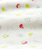 Dors-bien chiots colorés bébé en coton biologique blanc MARSHMALLOW/blanc MULTICO