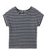 T-shirt femme en lin à rayures