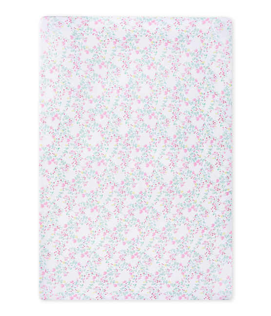 Hoeslaken voor babymeisjes (120 x 60 cm) wit ECUME/wit MULTICO