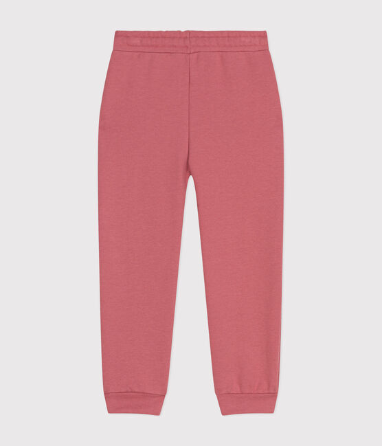 Fleece joggingbroek voor meisjes roze ROSEWOOD