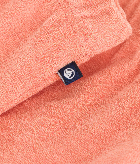 Babyshort van katoenen badstof oranje ABRICOT