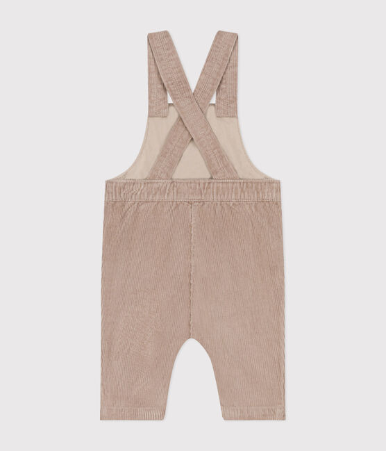 Fluwelen tuinbroek voor baby's HUITRE