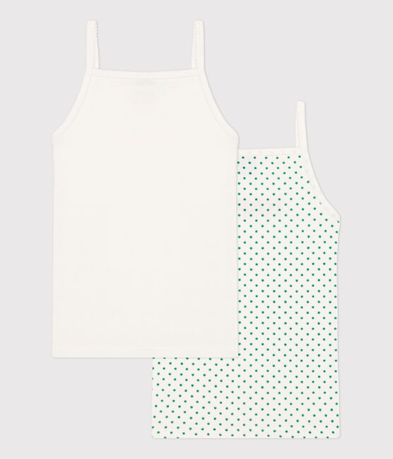 Lot de 2 chemises à bretelles petite fille en coton variante 1