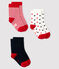Lot de 3 paires de chaussettes bébé variante 2