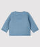 Cardigan bébé en tubique gris TEMPETE