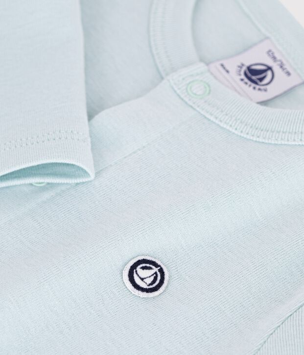 Effen katoenen babyvestje SPRAY