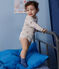 Set van 5 katoenen babybody's met lange mouwen en ruimteprint variante 1