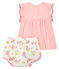 Ensemble deux pièces bébé fille rose MINOIS/blanc MULTICO