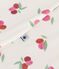 Katoenen babytrappelzak met bloemenprint TOG 1 wit/multicouleur