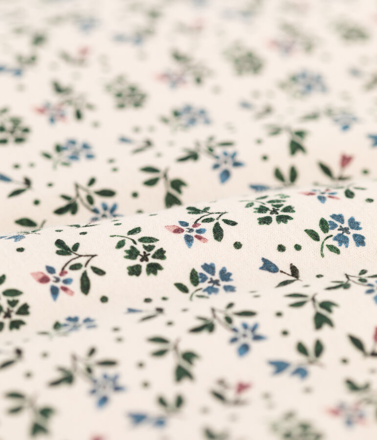 GIGOTEUSE FLEUR B&Eacute;B&Eacute; EN COTON TOG 3 blanc AVALANCHE/ MULTICO