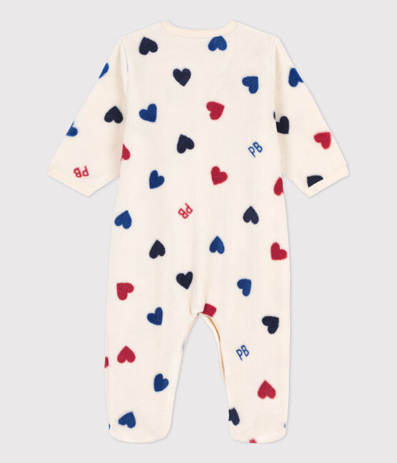 Slaappakje in fleece voor baby's wit AVALANCHE/ MULTICO