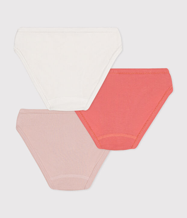 3-pack katoenen meisjesslip multicouleur