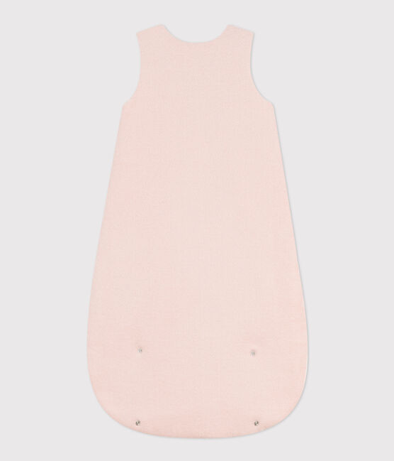 TRAPPELZAK VAN BOUCLÉBADSTOF TOG 2 roze SALINE
