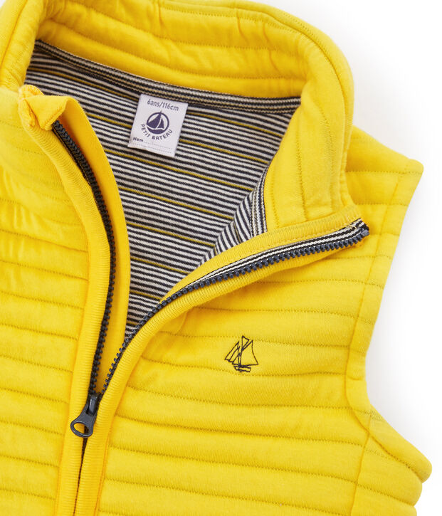 Jasje zonder mouwen geel