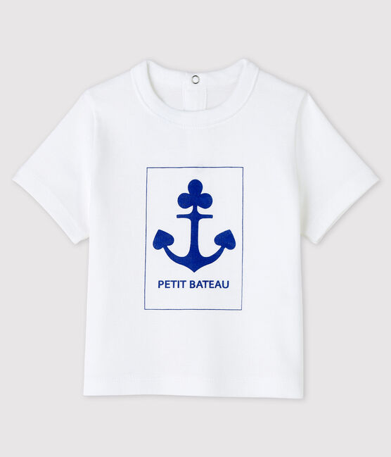 T-shirt baby jongen wit ECUME