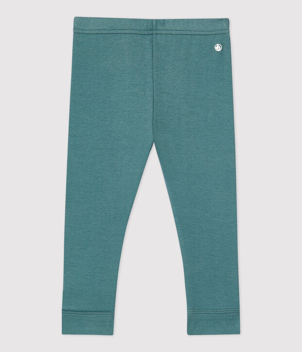 Legging van biokatoen voor baby's groen