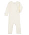 Body jambes longues bébé en laine et coton ECRU CN
