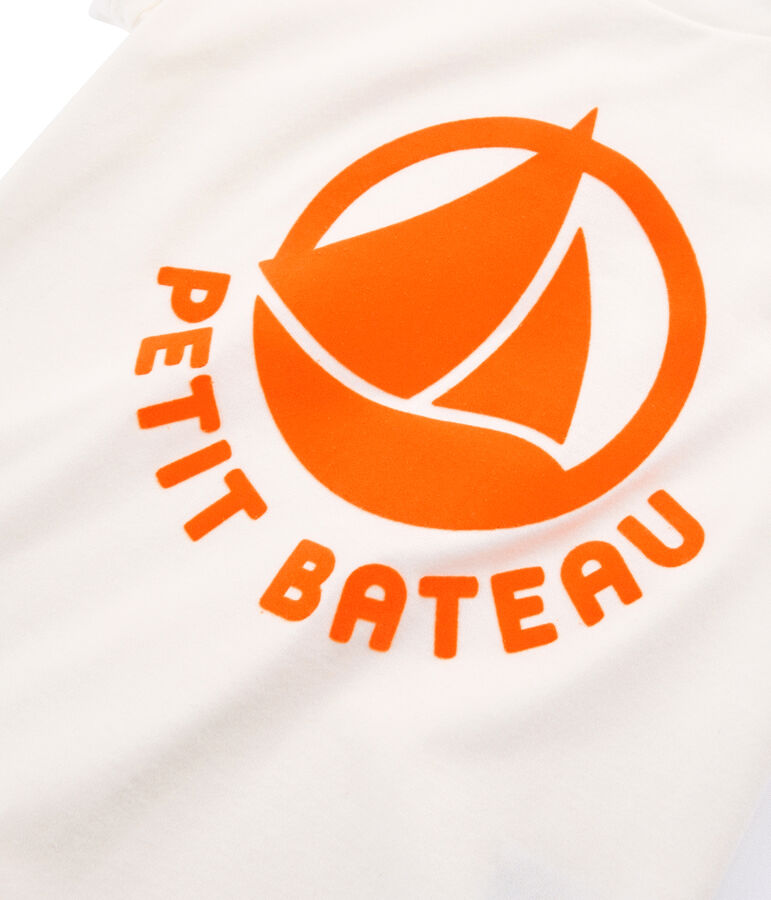 Tee-shirt logo enfant blanc