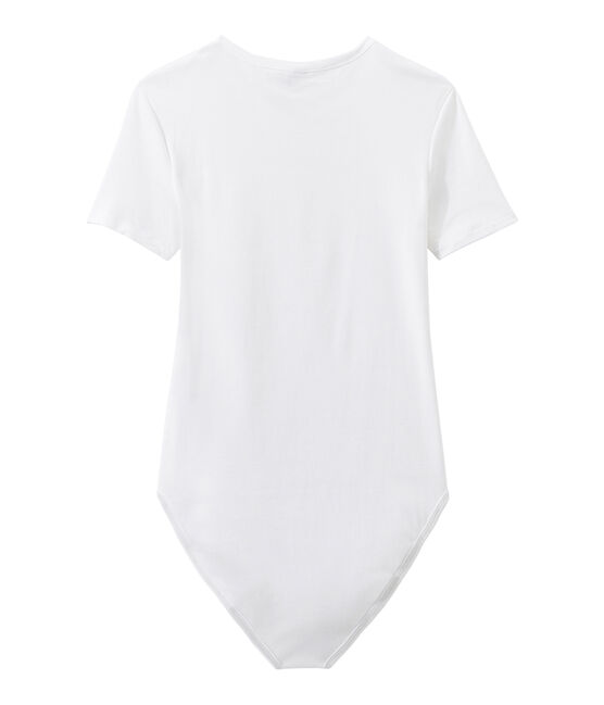 Katoenen damesbody BODYCONIQUE wit ECUME