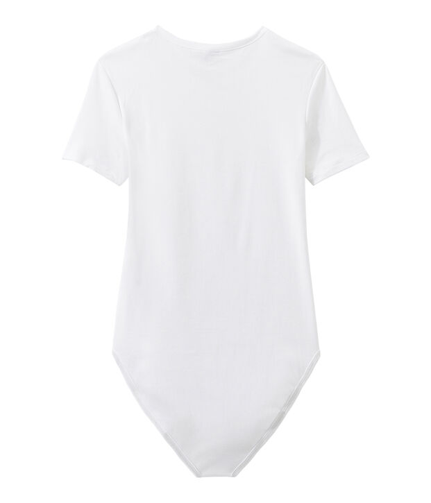 Body femme BODYCONIQUE en coton blanc