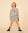 Sweatshirt en molleton enfant garçon gris CHATON CHINE