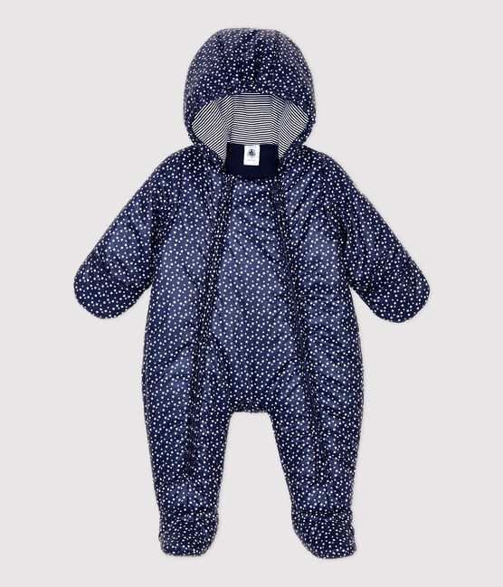 Combipilote imprimée bébé bleu SMOKING/blanc MARSHMALLOW