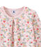 Meisjesnachthemd roze JOLI/wit MULTICO