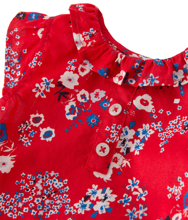 Robe b&eacute;b&eacute; fille imprim&eacute;e rood/multicouleur