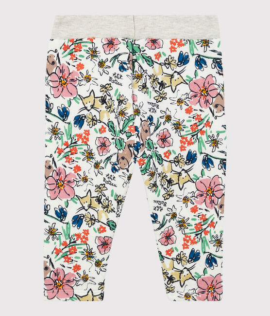 Pantalon matelassé bébé. blanc MARSHMALLOW/blanc MULTICO