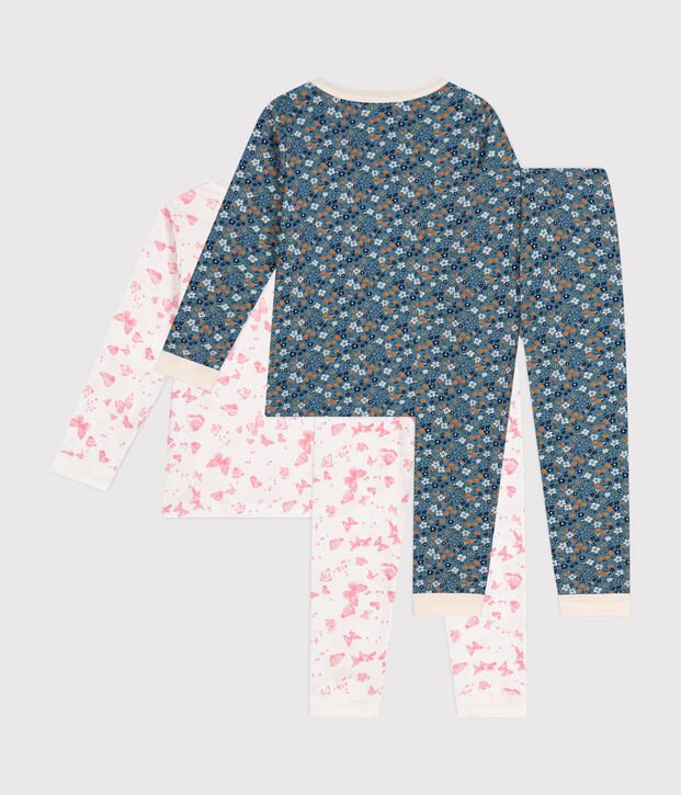 Set met 2 katoenen pyjama's voor kinderen multicouleur