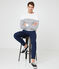 Pull marin homme blanc MARSHMALLOW/bleu SMOKING
