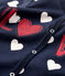 Slaappakje voor baby's in molton blauw SMOKING/wit ECUME
