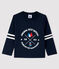 T-shirt baby jongen blauw SMOKING