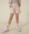 Short en coton enfant fille rose SALINE