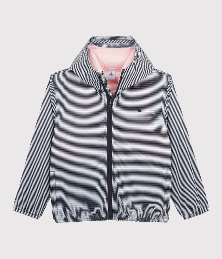 3-in-1 gerecycled winddichte kinderjasje roze