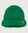 Babymuts van gevoerd tricot en gerecycleerde fleece MATCHA