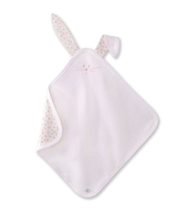 Babyknuffel roze/wit