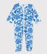 Slaappakje in katoen met plantenprint voor baby's